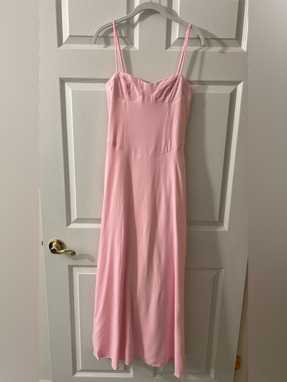 Peppermayo Pink Linen Maxi Dress - Picture 6 of 8